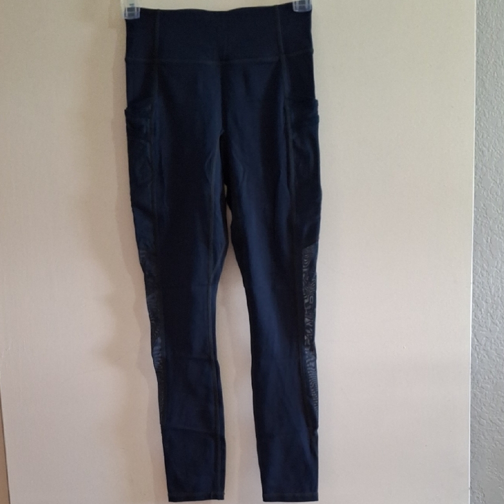 Fabletics Dark Teal High-Rise Leggings